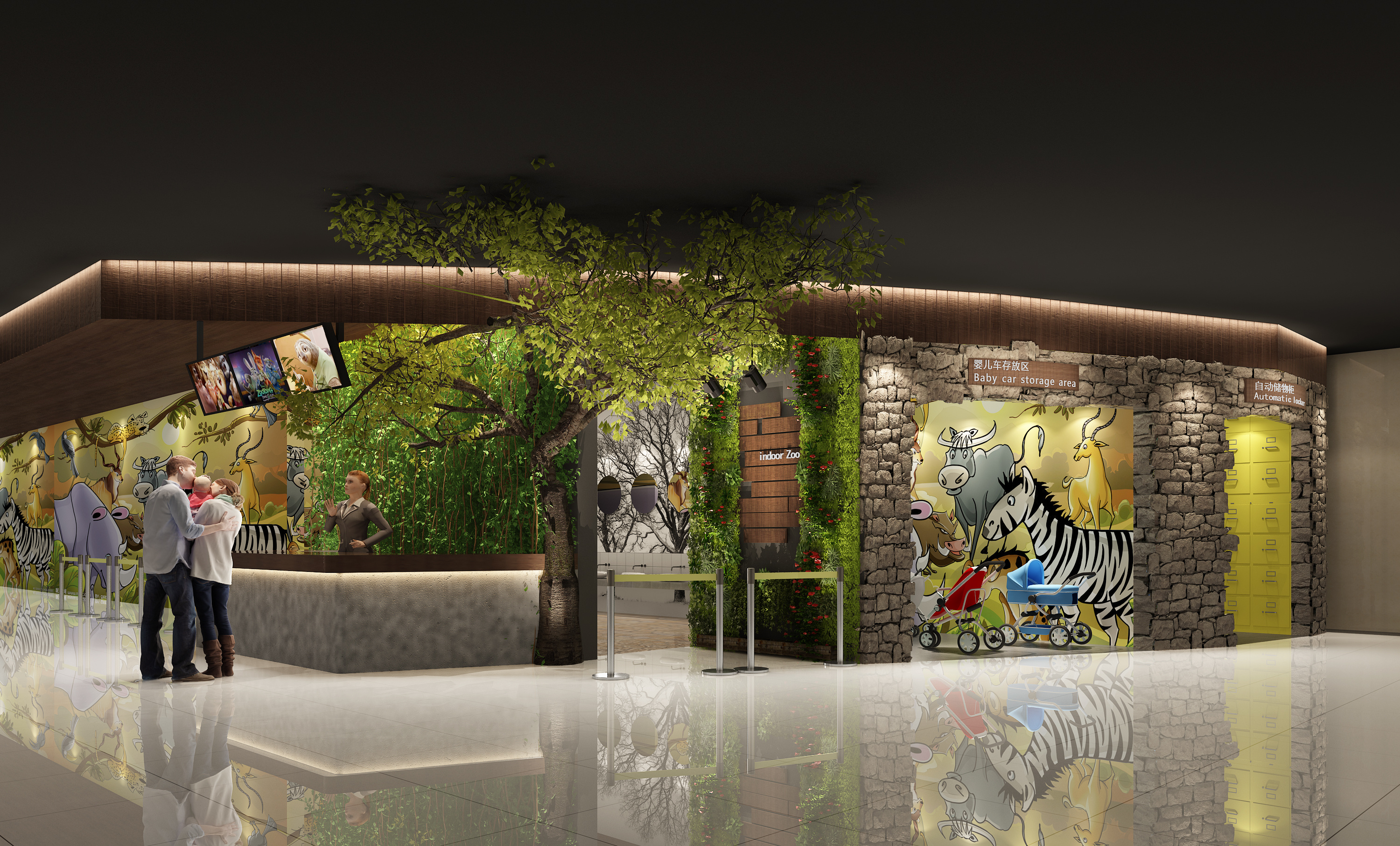 seven国际设计【洛凡斯特】室内动物主题乐园