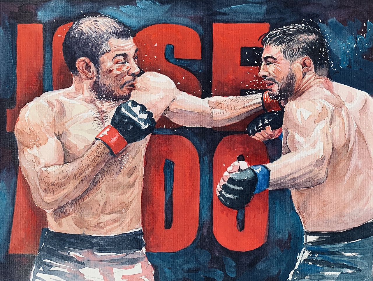 UFC-水彩作品