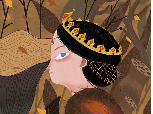 插画设计（个人主页-ZNDQ0OTA3NTI=） - 创作习作 - 站酷设计师榛子不苦原创素材 - 站酷ZCOOL