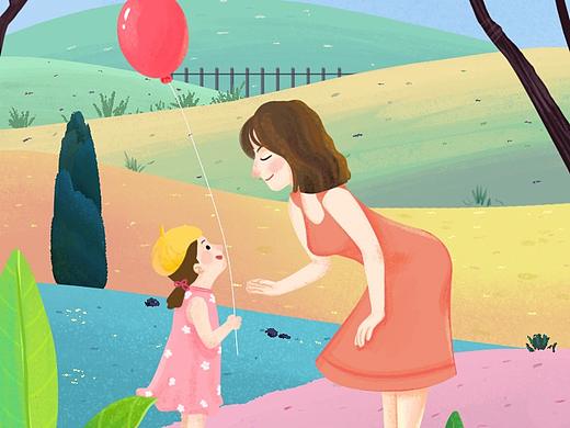 母亲节H5插画（个人主页-ZNDI1MDc3NDA=） - 创作习作 - 站酷设计师FayeA费啊原创素材 - 站酷ZCOOL