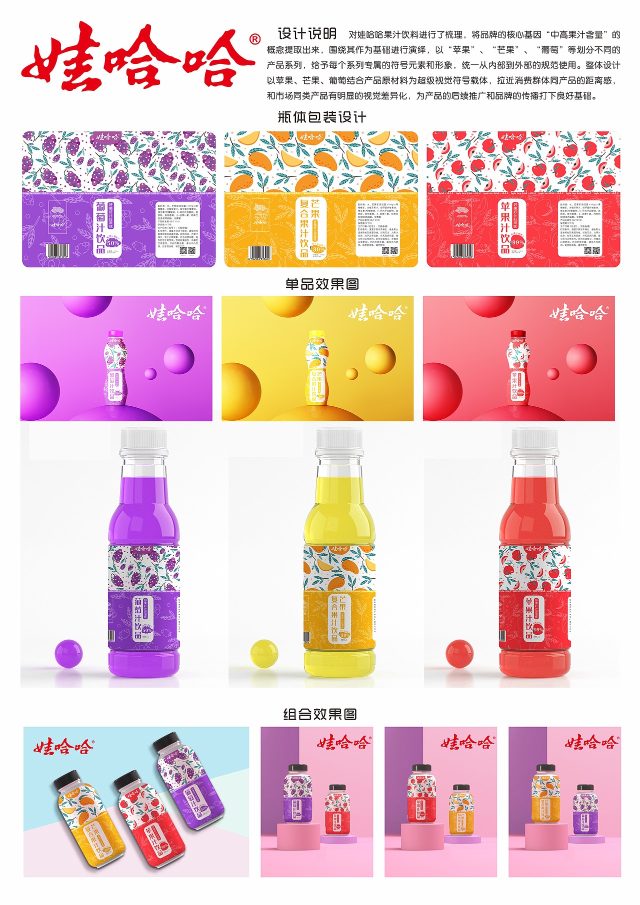 娃哈哈果汁饮料包装（图ZMzIwNzAyMzU2） - 其他平面 - 站酷设计师TPF大飞原创素材 - 站酷ZCOOL