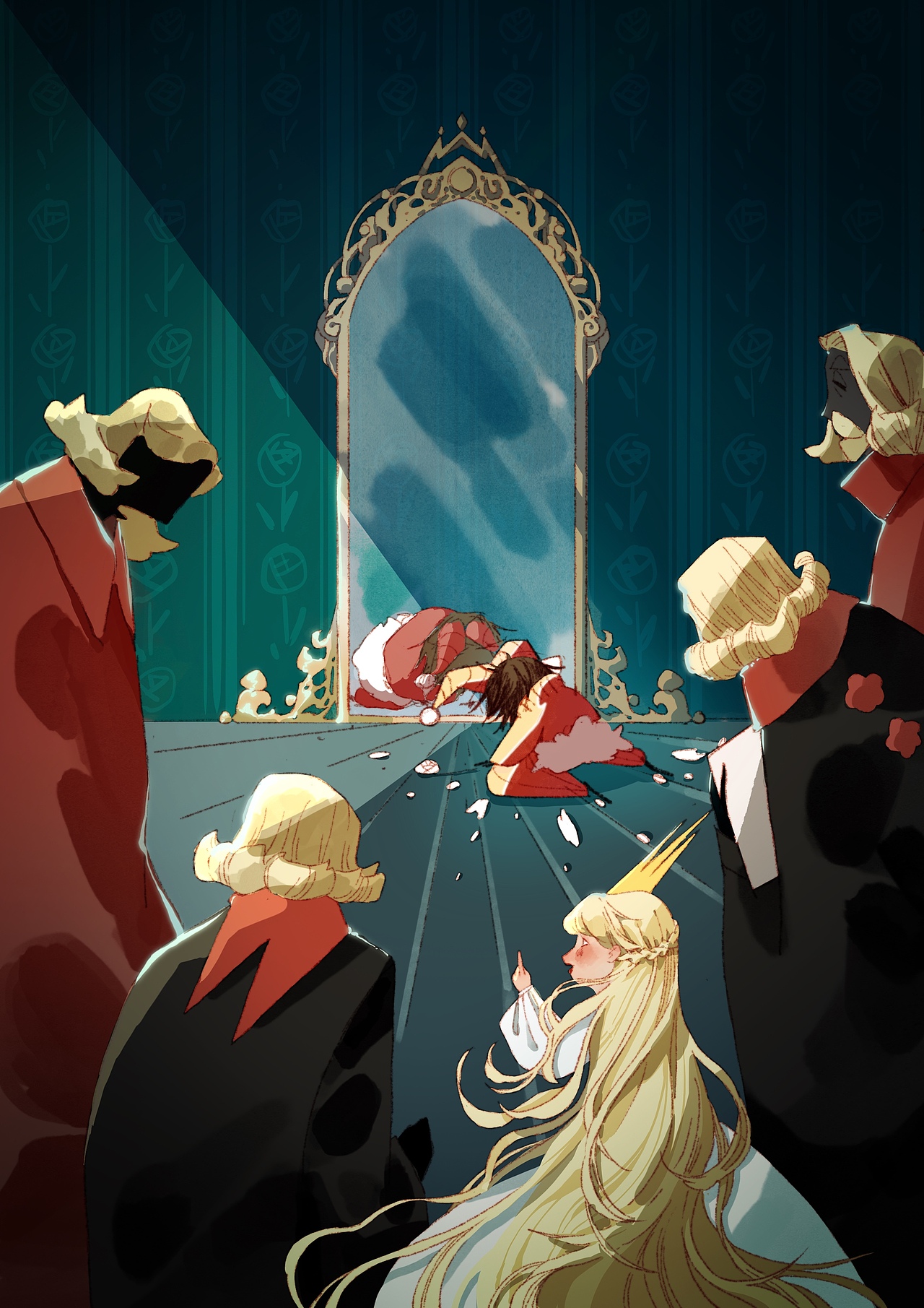 王尔德童话插图