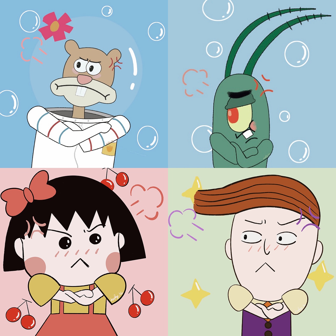 2021“气鼓鼓”小头像合集