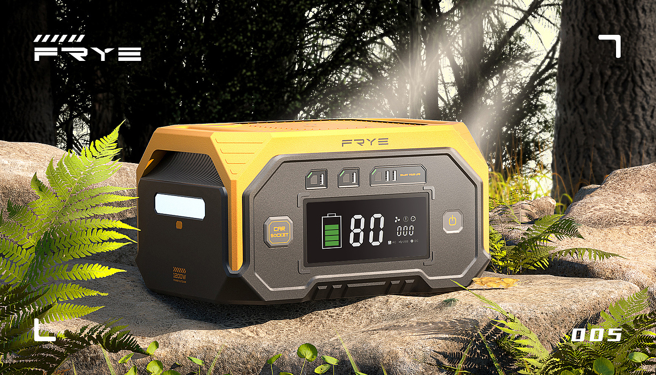 哈士奇设计作品—户外电源