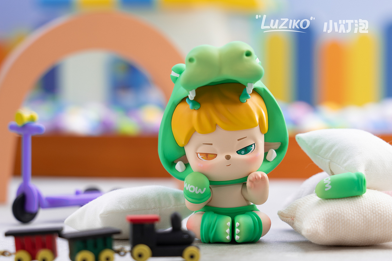 盲盒摄影 鹿豆子LUZIKO潮萌动物系列 摄影视觉策划