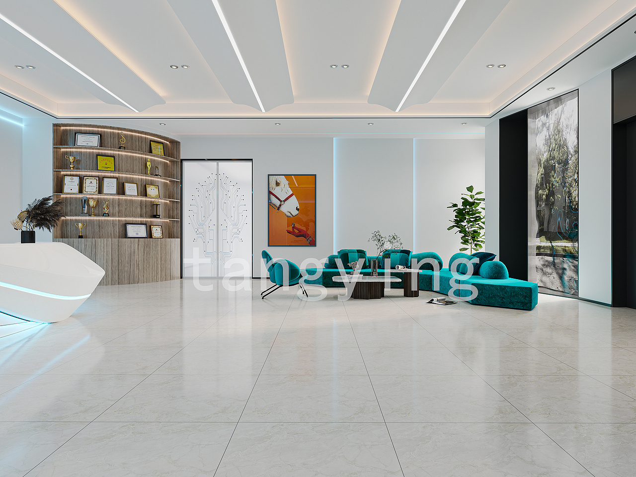 科技大厅空间设计