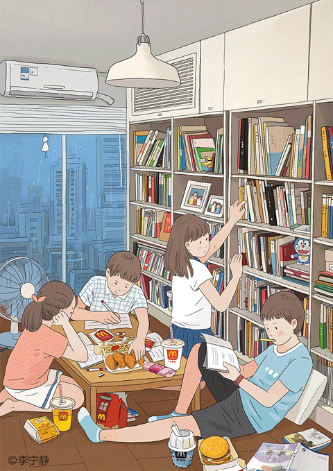 麦当劳合作插画－带过程（图ZNTY2NjU2NzI=） - 商业插画 - 站酷设计师李宁静april原创素材 - 站酷ZCOOL