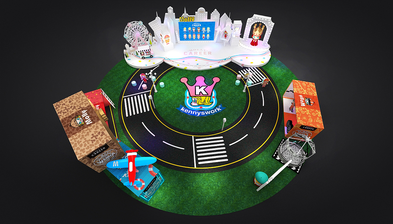 MOLLY商业美陈二（图ZMjEwMDM5MzA4） - 其他三维 - 站酷设计师林梢一抹绿如画原创素材 - 站酷ZCOOL