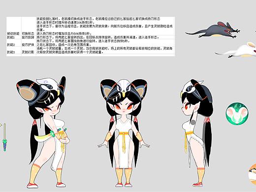<闹闹天宫>角色设定-白毛鼠