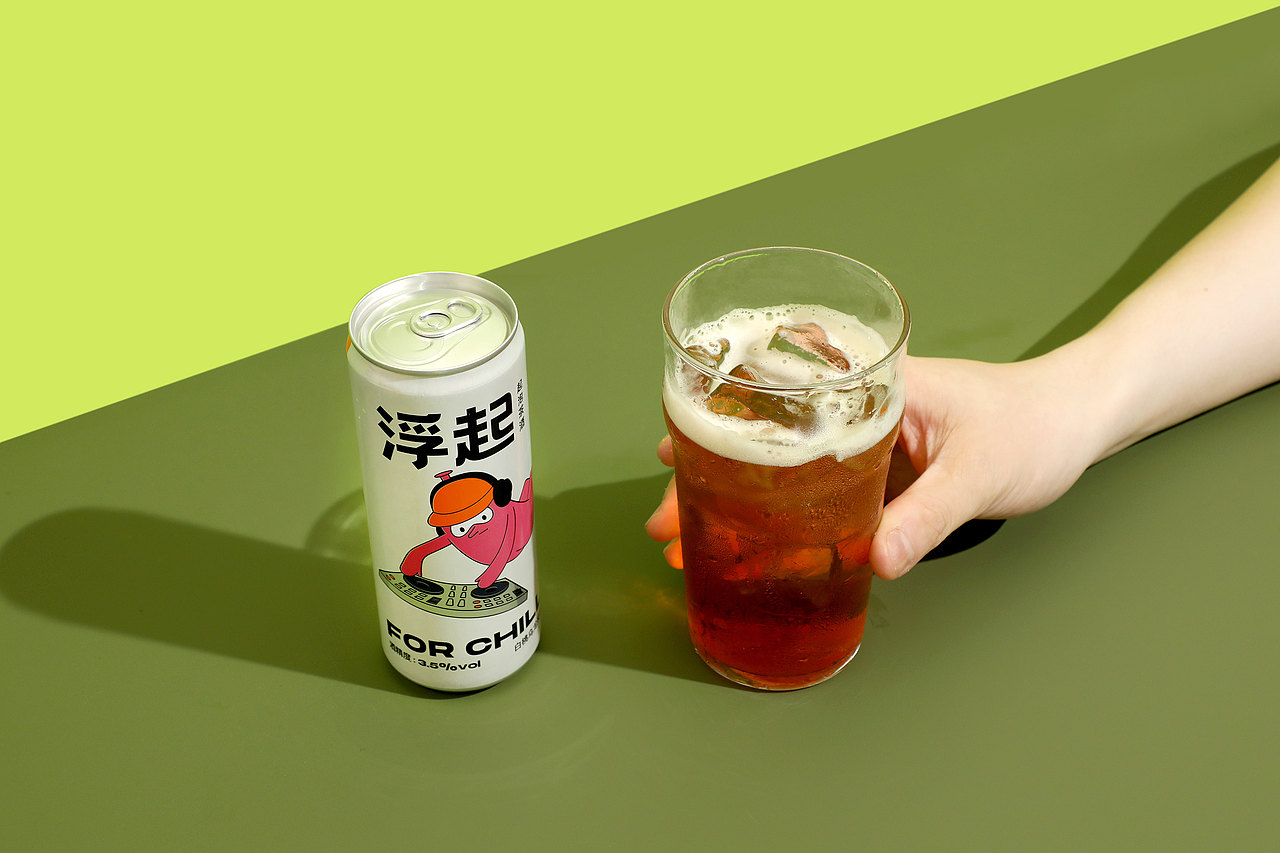 FOR CHILL 浮起 起泡茶酒 Packaging Design（图ZMjYwOTk5NTg0） - 包装 - 站酷设计师lowkeydesign原创素材 - 站酷ZCOOL