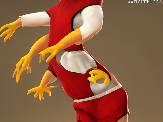 #AI创作实验室#站酷眼中的鸡哥