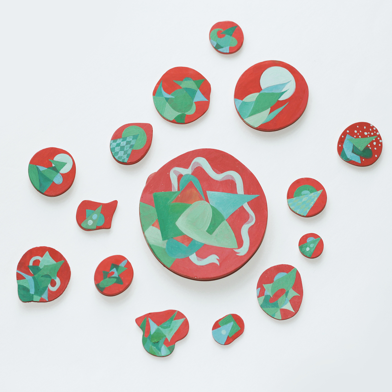 关于初恋，关于爱情——一些石膏手绘胸针（图ZMTkxMTQ0NTU2） - 其他手工艺 - 站酷设计师油炸雪之下原创素材 - 站酷ZCOOL