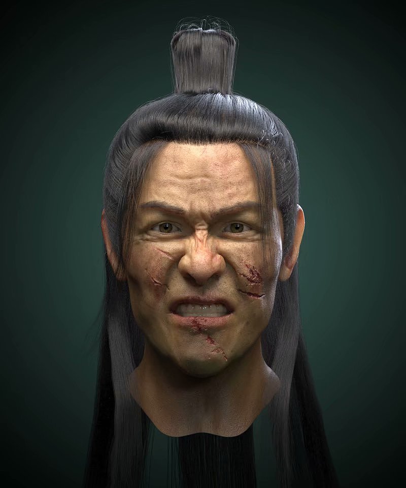 3ds max vray人头制作测试（图ZMjUxODA3NjM2） - 人物/生物 - 站酷设计师kuaisheng168原创素材 - 站酷ZCOOL