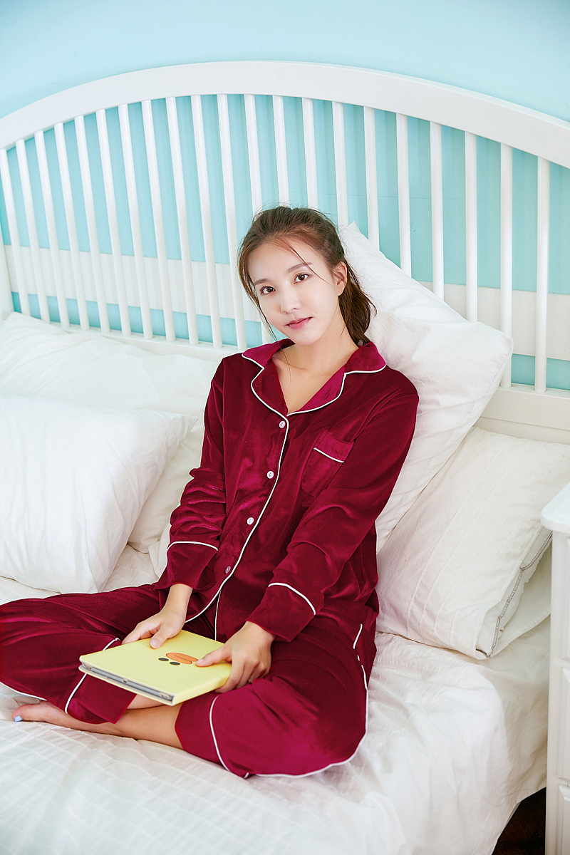 小清新 睡衣模特拍摄