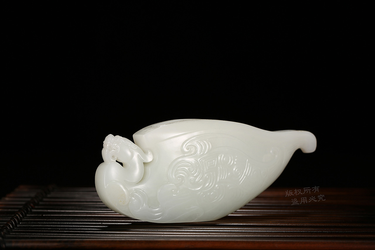 玉酒杯籽料玉壶天猫淘宝和田玉摆拍和田玉摆件酒杯