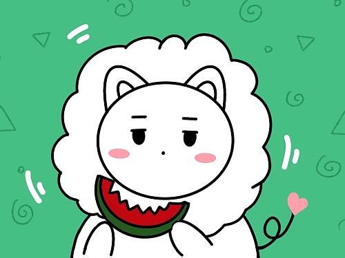 噗噗狮 表情包 原创