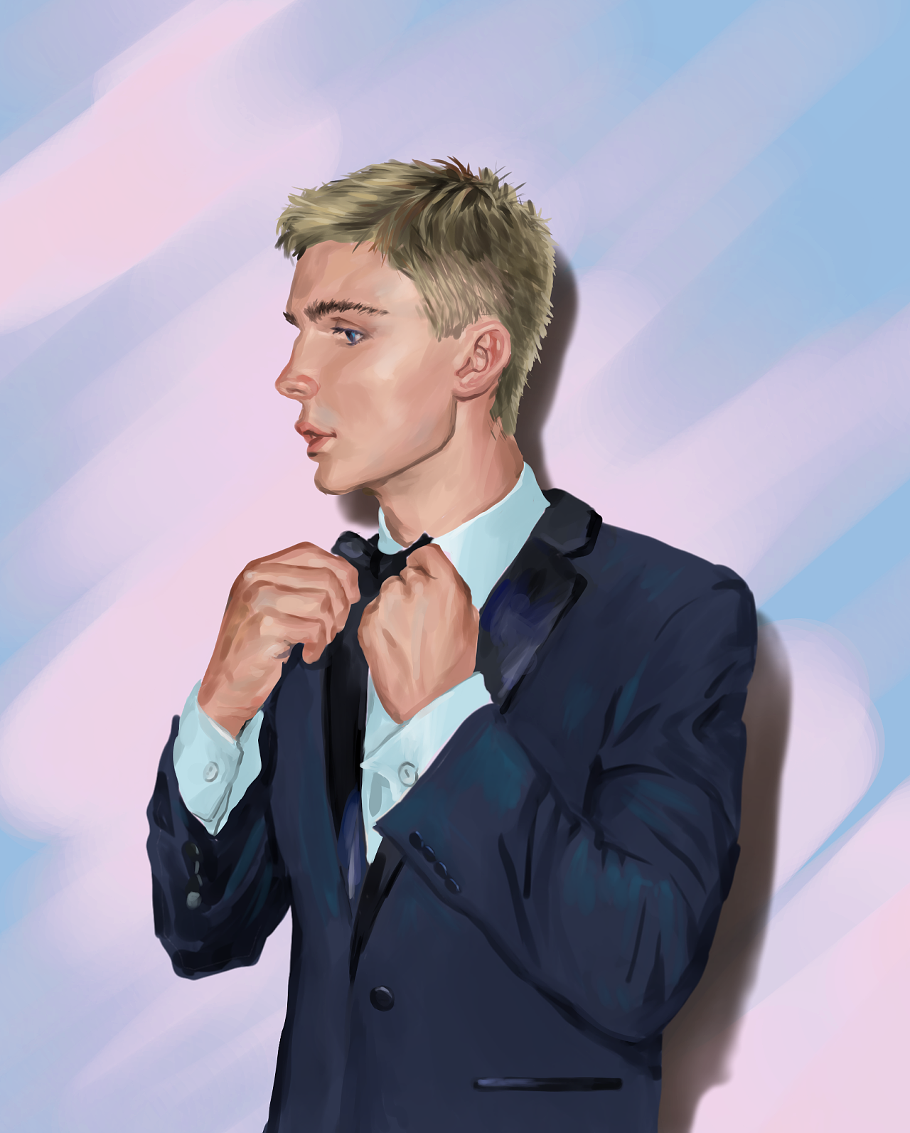 金发男子|插画|商业插画|freequency - 原创作品 - 站酷 (zcool)