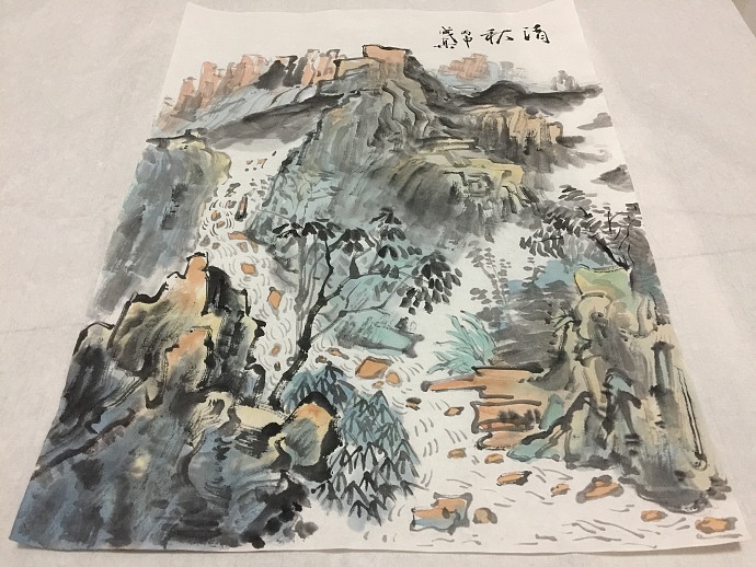 水墨01（图ZOTI5MDEwNDg=） - 绘画 - 站酷设计师qinchengzhen原创素材 - 站酷ZCOOL