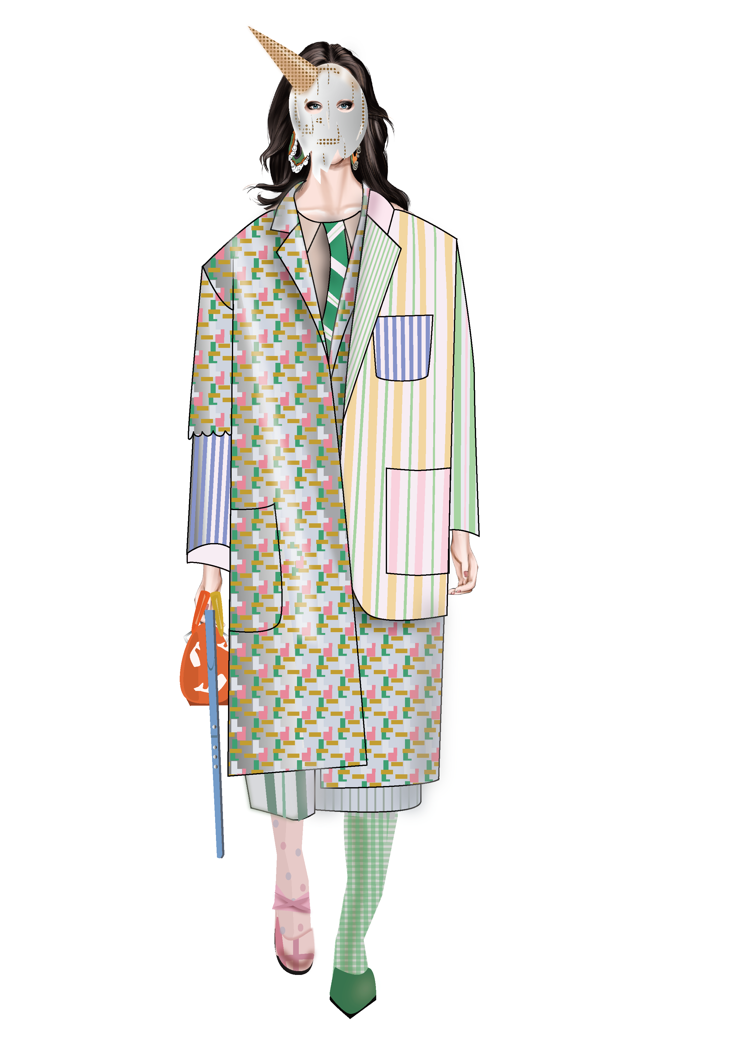 ai效果图|服装|休闲/流行服饰|yss啦 - 临摹作品 - 站酷 (zcool)