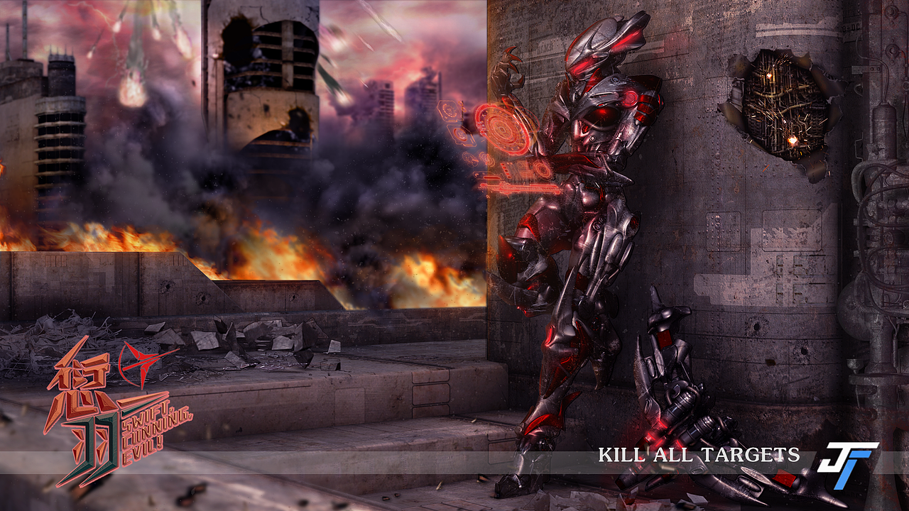 C4D原创角色设定第六期“灾难制造者-愆羽”