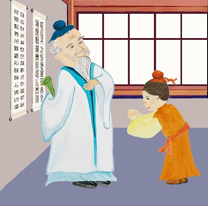 弟子规|插画|儿童插画|shelly_rr_原创作品-站酷zcool