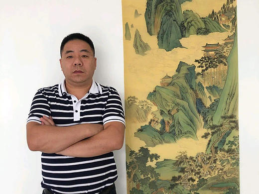 王刚山水画作品