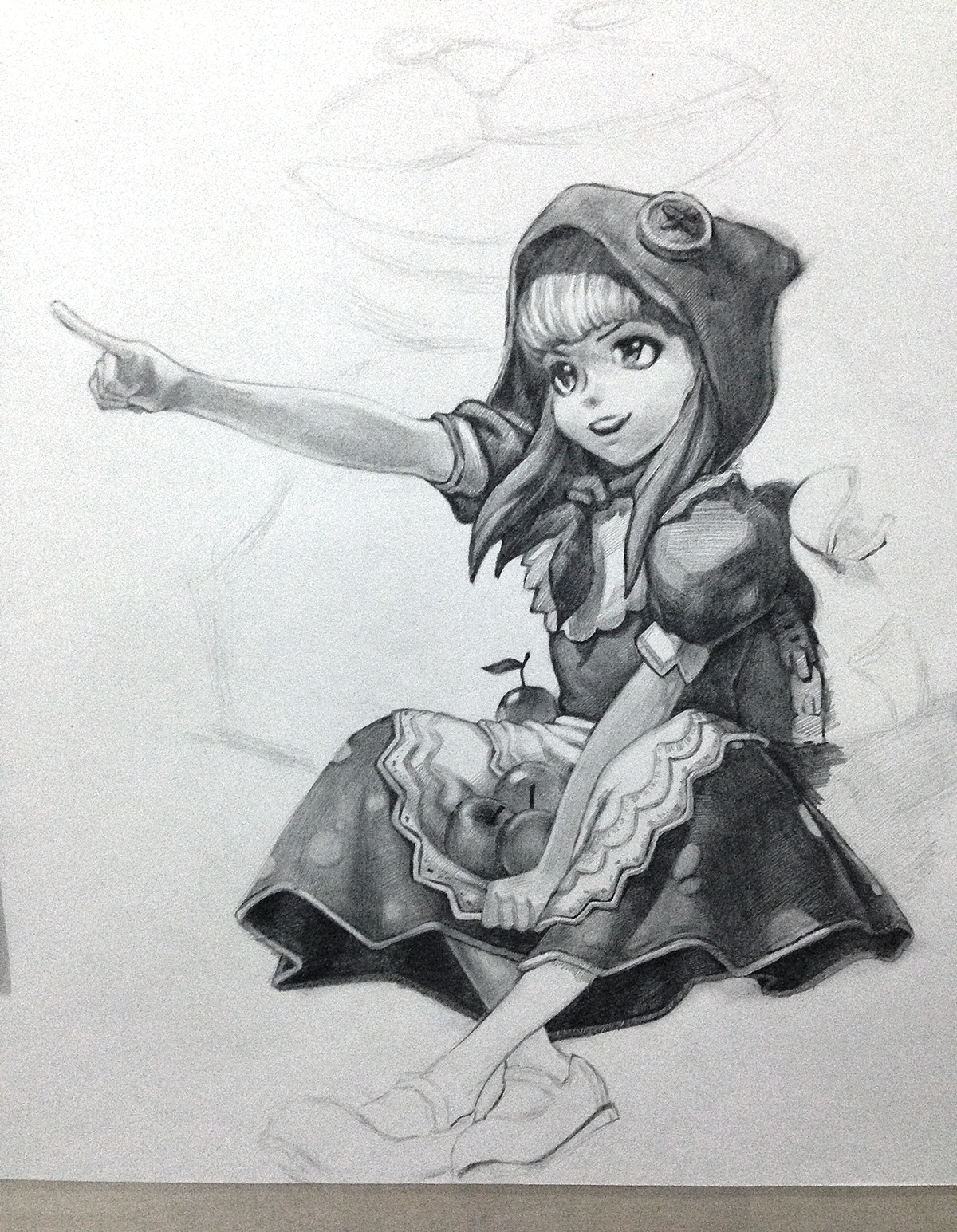 插画临摹【小红帽---安妮】