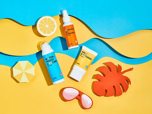 防晒系列kv视觉