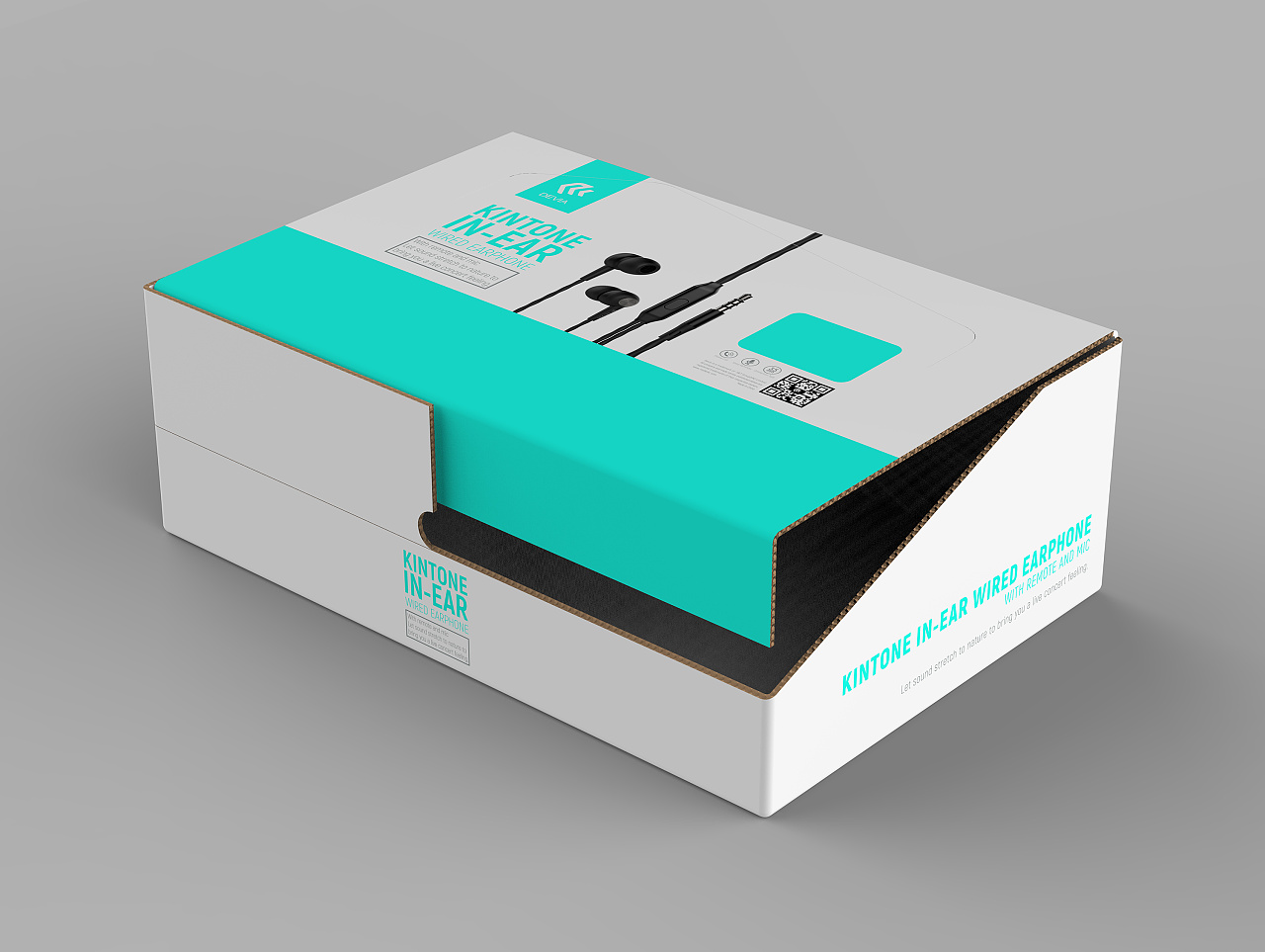 带展示盒的零售包装方案