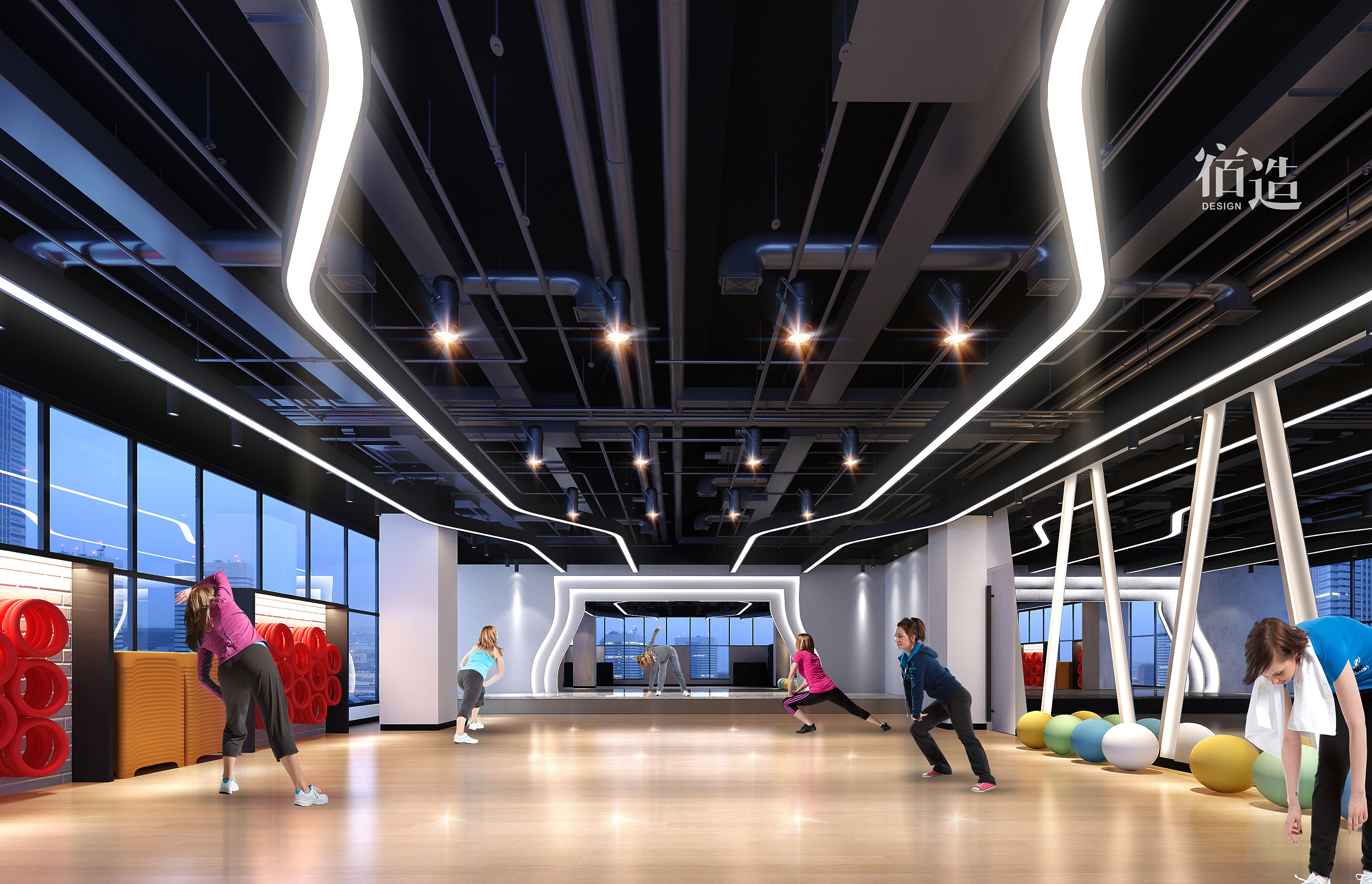 宿造设计 | c-sport健身中心
