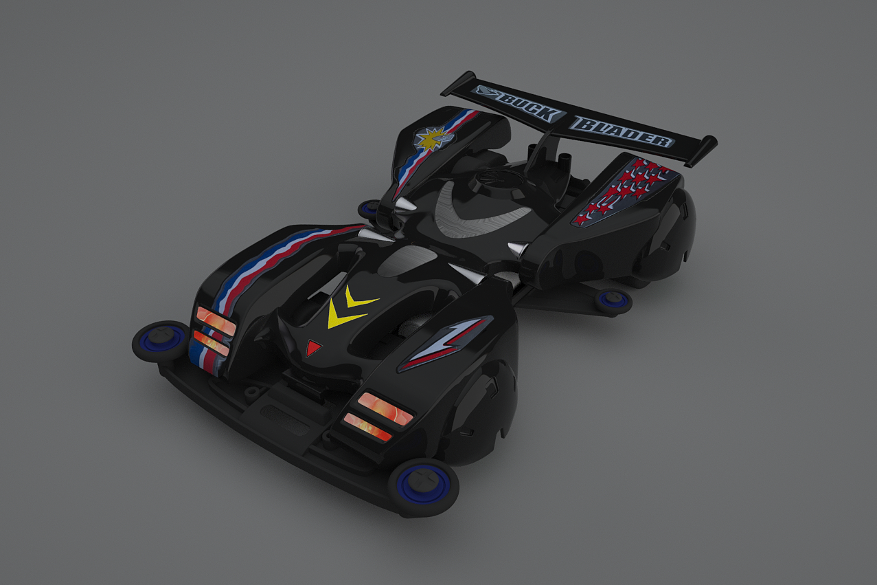 c4d四驱车跳跃者号