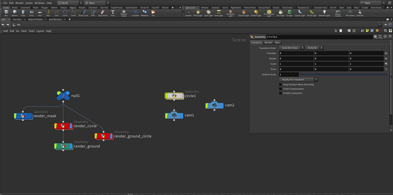 Houdini_学习记录A004_奇异博士传送门特效主要VEX
