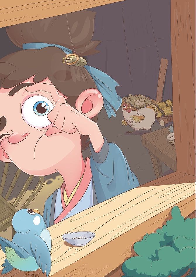 儿童古代寓言故事配图