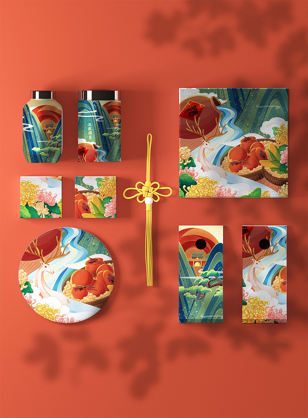 中国风国潮插画 二十四节气-霜降（图ZMjc0NzA2NjQw） - 商业插画 - 站酷设计师diaoshy原创素材 - 站酷ZCOOL