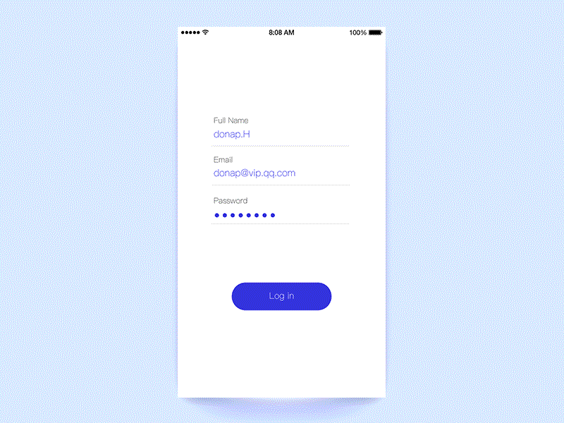 UI界面动效练习