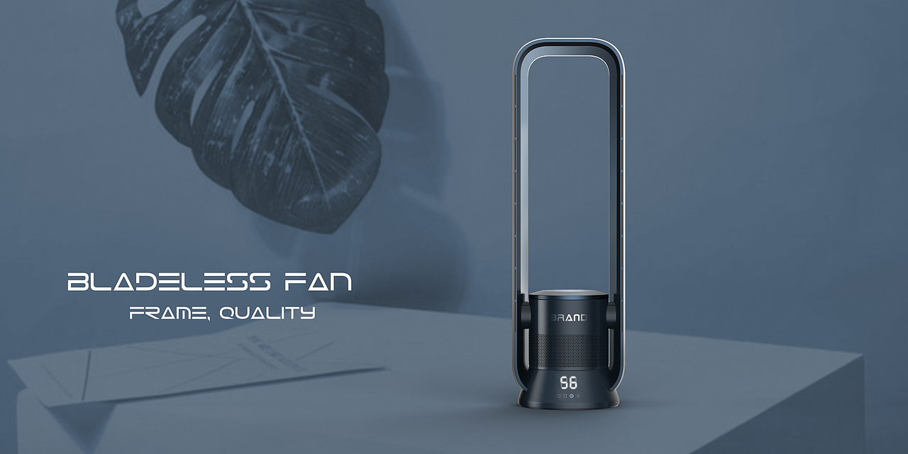 Bladeless Fan——无叶空调扇（图ZMjA1MTE5MTA0） - 生活用品 - 站酷设计师东东东东东青原创素材 - 站酷ZCOOL