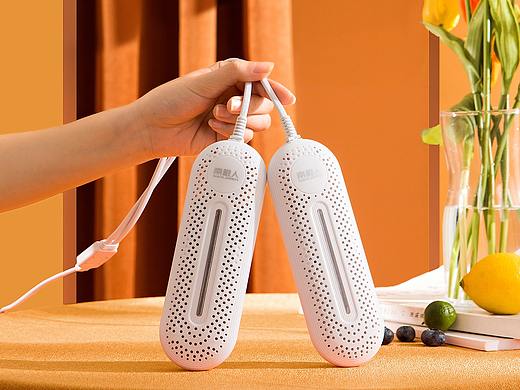 烘烤鞋器子烘干器鞋神燥机电商创意主图海报kv拍摄影照