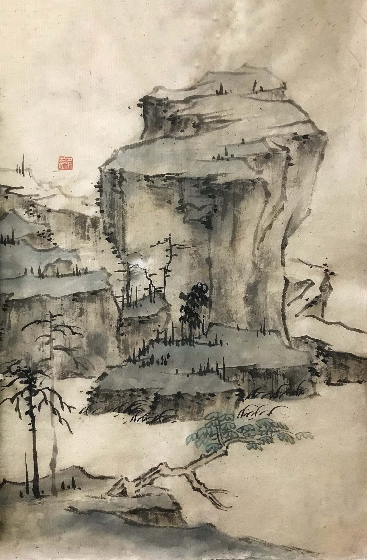 山水画（图ZMTYyNzY3NDcy） - 绘画 - 站酷设计师Z75447422原创素材 - 站酷ZCOOL