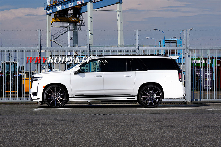 20款凯迪拉克凯雷德改装zero小包围进口空力套件