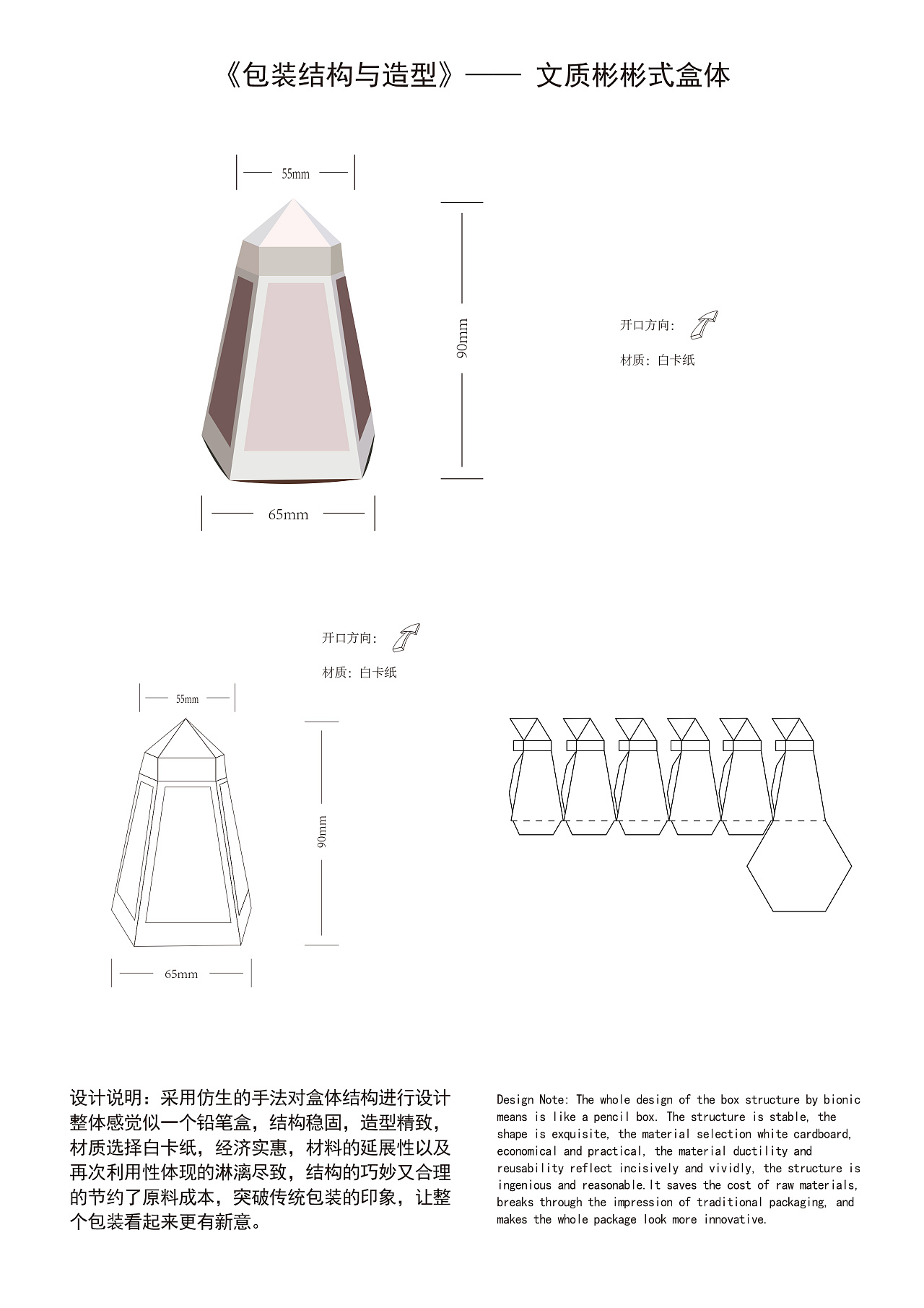 包装盒效果图分享以及刀版图设计(包括设计理念),需要效果图做法或是
