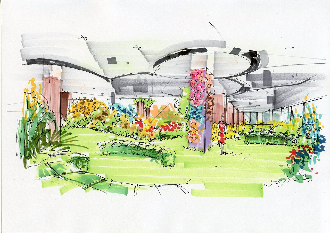 中山校园应召－马訢邦部分景观作品展示（图ZMjExNjIwMTY4） - 商业插画 - 站酷设计师DarkSuet原创素材 - 站酷ZCOOL