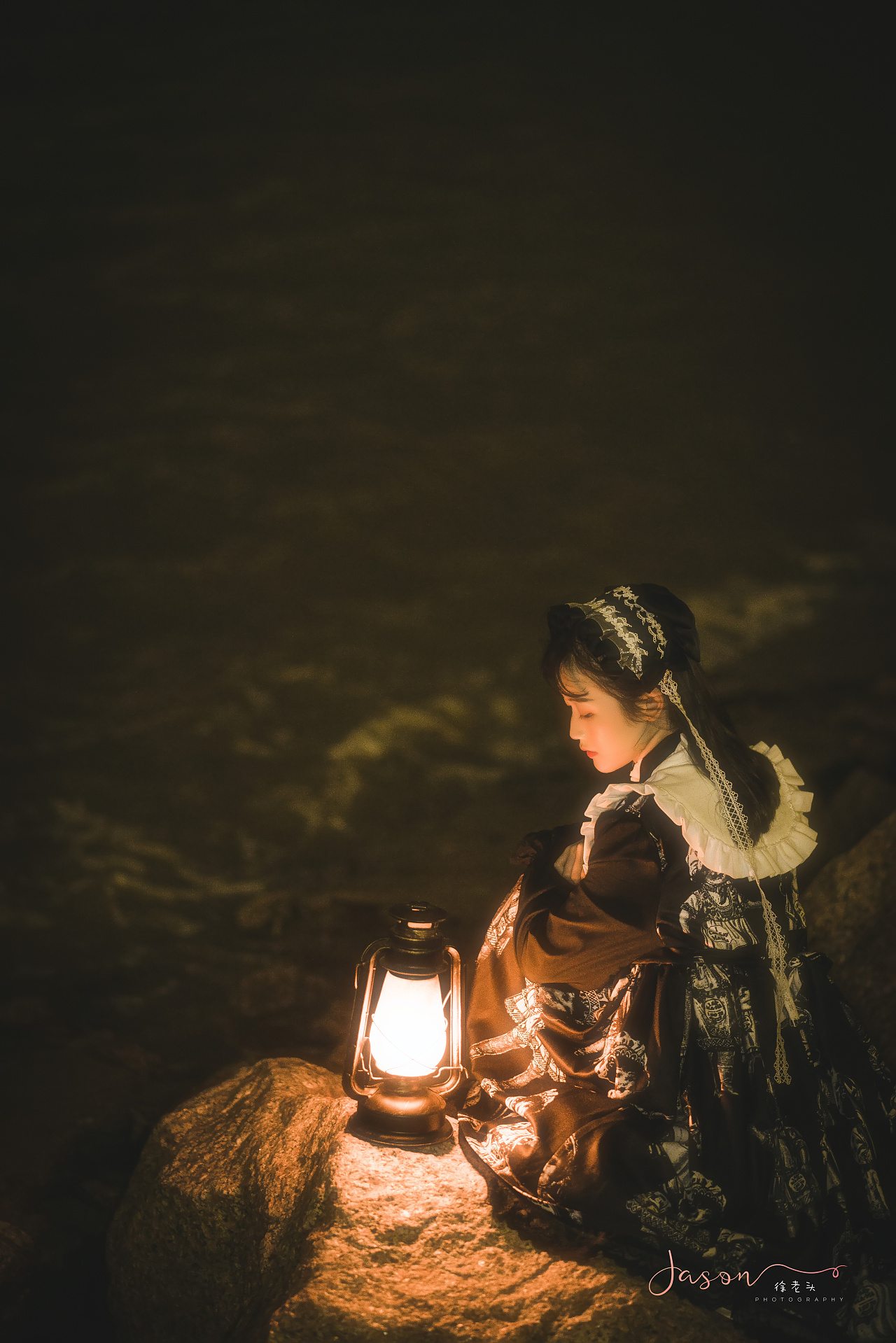 【深圳约拍】海边夜景洛丽塔