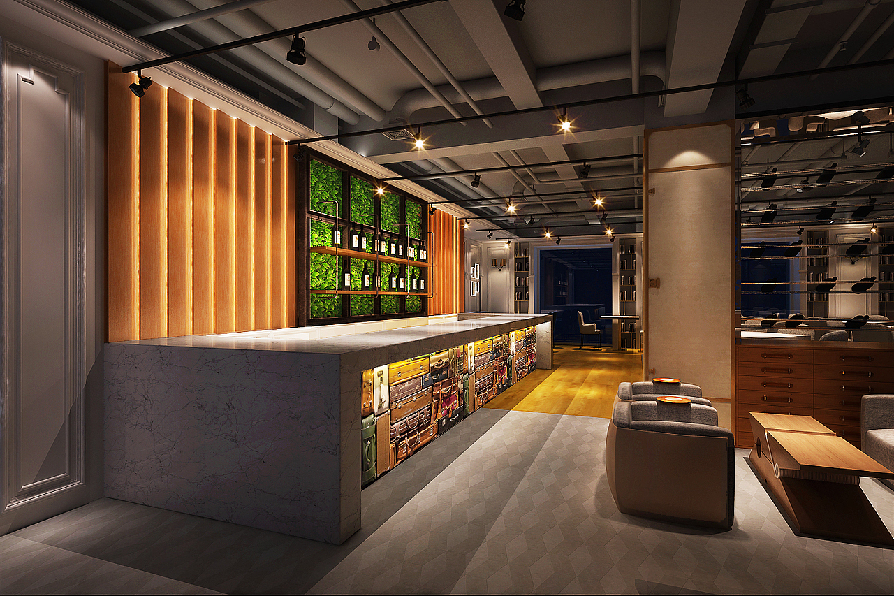 餐厅酒店效果图作品