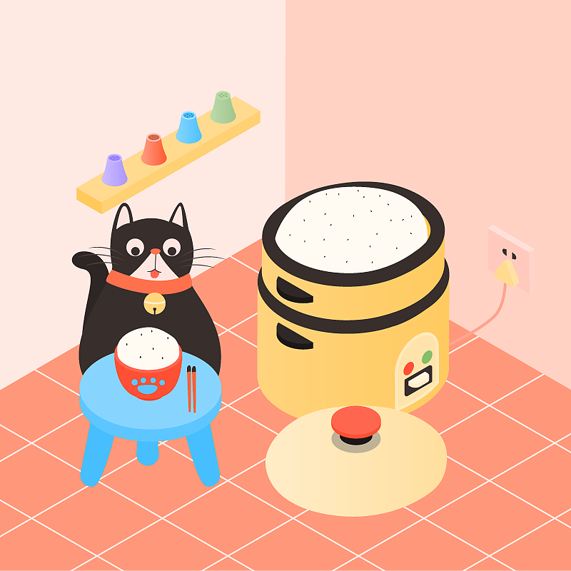 喵喵的獨居生活（圖ZMjQ3NzYyMzEy） - 創(chuàng)作習(xí)作 - 站酷設(shè)計師聰明的左撇子原創(chuàng)素材 - 站酷ZCOOL