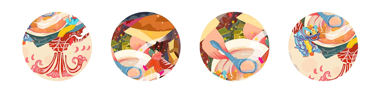 二十四节气商业插画