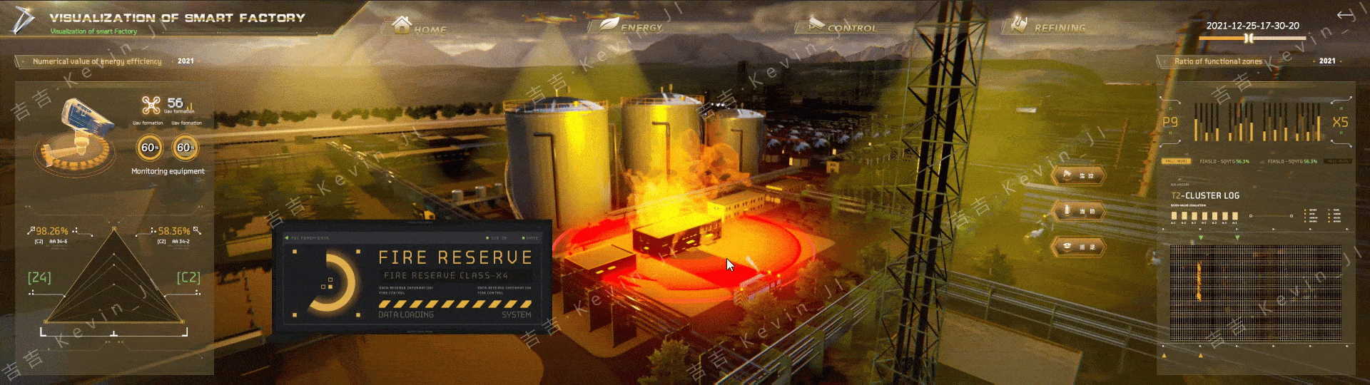 【原创】三维可视化-炼油化工厂（图ZMjgyOTA5MTQw） - 场景 - 站酷设计师AJI阿吉设计原创素材 - 站酷ZCOOL