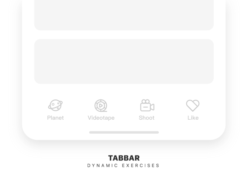 动效设计合集 - TABBAR篇