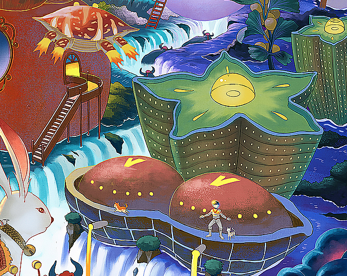 万科24节气案例分享《秋分》喜欢可以点赞👍 ➕好友（图ZMjkxMTg5NTIw） - 商业插画 - 站酷设计师Terryboge原创素材 - 站酷ZCOOL