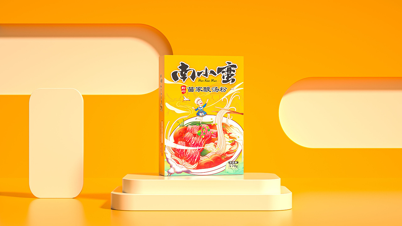 南小蛮酸汤粉包装