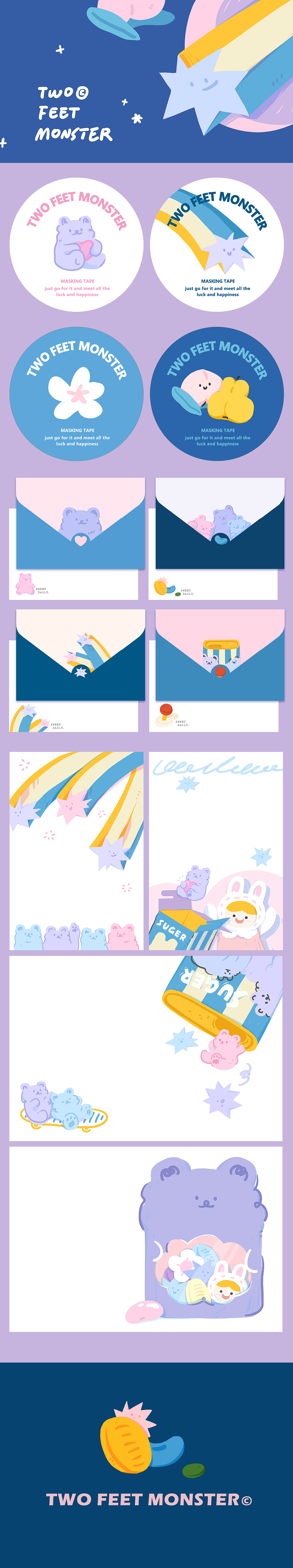 “两脚怪”sweet daily系列（图ZMTY5ODc0NDU2） - 艺术插画 - 站酷设计师PIPIPI_TAO原创素材 - 站酷ZCOOL